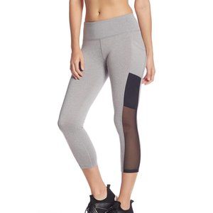 BCBG Maxazria / heather grey / Leggings w/ Mesh panels